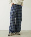CHECKED CARGO PANTS