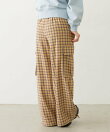 CHECKED CARGO PANTS