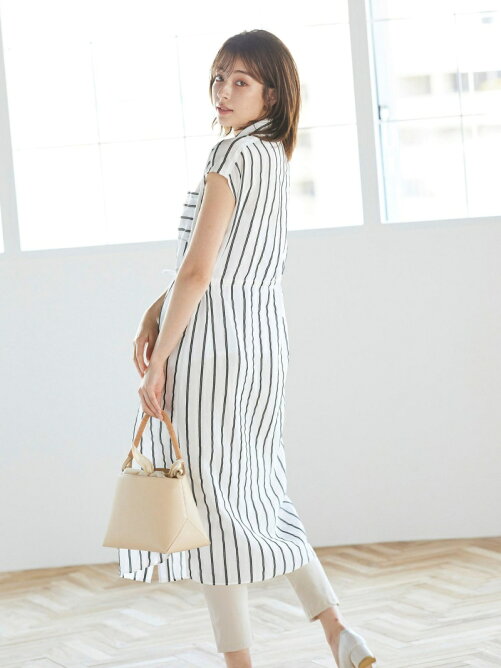 Ketty こなれたおしゃれ感 ワイドストライプワンピース 手洗い可能 Rakuten Fashion 楽天ファッション 旧楽天ブランドアベニュー Cx6149