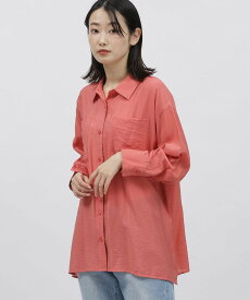 【SALE／25%OFF】LAKOLE (W)D/ベーシックシアーSH ラコレ トップス シャツ・ブラウス ホワイト ブラック ピンク ブラウン