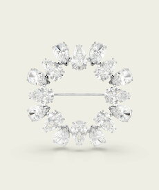 SWAROVSKI 【公式】【スワロフスキー】Matrix ブローチ スワロフスキー アクセサリー・腕時計 ブローチ・コサージュ・バッジ ホワイト【送料無料】