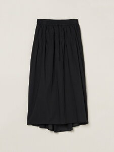 three dots Cotton loan tuck skirt �X���[�h�b�c �X�J�[�g ���̑��̃X�J�[�g �O���[ �u���b�N�y���������z