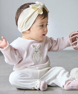 petit main 【プティプラ】裾リボンレギンス ナルミヤオンライン マタニティウェア・ベビー用品 ベビート…