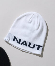 WEGO MEN'S NAUTICA JAQCUARD BEANIE ウィゴー 帽子 ニット帽・ビーニー ホワイト ブラック