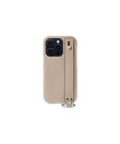 (iPhone 14 Pro) ハンドル付き バックカバーケース シュリンクレザー