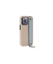 (iPhone 14 Pro) ハンドル付き バックカバーケース シュリンクレザー