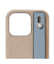 (iPhone 14 Pro) ハンドル付き バックカバーケース シュリンクレザー