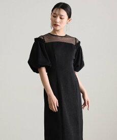 PourVous ヴィンテージ風サテンIラインドレス結婚式オケージョンドレス同窓会パーティードレス プールヴー ワンピース・ドレス ドレス ブラック ブラウン【送料無料】