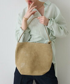 【SALE／20%OFF】Rouge vif la cle 【AULENTTI/オウレンティ】スウェードワンショルダーバッグ ポーチ付き ルージュ・ヴィフ ラクレ バッグ ショルダーバッグ ベージュ【送料無料】