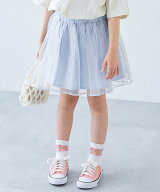 devirock ふわっと広がる ボリュームチュール 1分丈スカッツ 子供服 キッズ ベビー服 26SS デビロック ス…