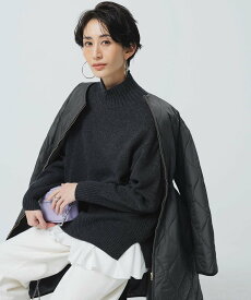 23区 L 【杏さんセレクトカラー】カシミヤブレンド ハイネック ニット ニジュウサンク トップス ニット ブルー グレー ピンク グリーン ホワイト ベージュ イエロー【送料無料】