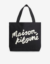 楽天市場】maison kitsune トートバッグ（素材（生地・毛糸）綿 
