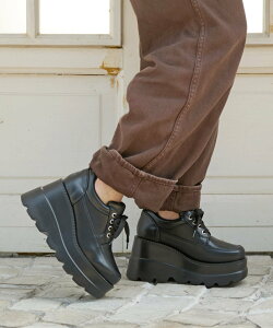 attagirl 厚底レースアップスニーカー アタガール シューズ・靴 スニーカー ホワイト【送料無料】