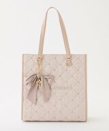【SALE／10%OFF】one after another NICE CLAUP 【LouLoumei】キルティングビジューリボンチャームキャリ…