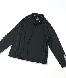 KRIFF MAYER (K)ハーフジップラッシュガード クリフメイヤー 水着・スイムグッズ ラッシュガード ブラック ホワイト ブルー グリーン