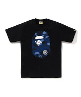 A BATHING APE COLOR CAMO BIG APE HEAD TEE ア ベイシング エイプ トップス カットソー・Tシャツ ブラッ…