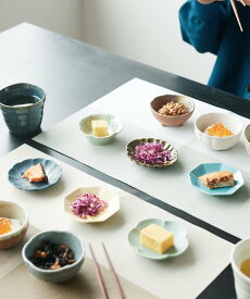 LAKOLE 八角豆皿 ラコレ 食器・調理器具・キッチン用品 食器・皿 イエロー レッド ブルー