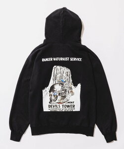 �ySALE�^50%OFF�zBEAMS T BLACK SMOKER RECORDS * KOSUKE KAWAMURA / HOODIE �r�[���X �A�E�g���b�g �g�b�v�X �p�[�J�[�E�t�[�f�B�[ �u���b�N�y���������z