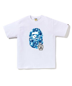 A BATHING APE ABC CAMO GO APE POINTER APE HEAD TEE BAPEC �A �x�C�V���O �G�C�v �g�b�v�X �J�b�g�\�[�ET�V���c �z���C�g �u���b�N�y���������z
