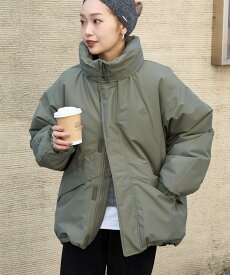 CIAOPANIC TYPY 【Franklin Climbing】ショートブロックモンスターパーカー チャオパニックティピー ジャケット・アウター ダウンジャケット・ダウンベスト カーキグリーン ブラック ベージュ【送料無料】