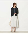 【L】【ウォッシャブル】ウールピンヘッド 1ホックノーカラージャケット