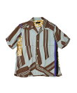 【ANTHEM A 】COLLAGE PRNT O/C SHIRTS