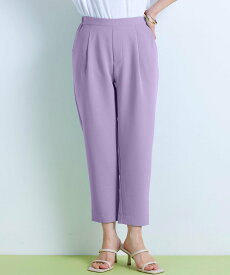 【SALE／33%OFF】Ranan 美脚シルエットタッククロップドパンツ ラナン パンツ その他のパンツ ピンク ホワイト グリーン ネイビー ブラック ブルー ベージュ イエロー カーキ グレー パープル レッド