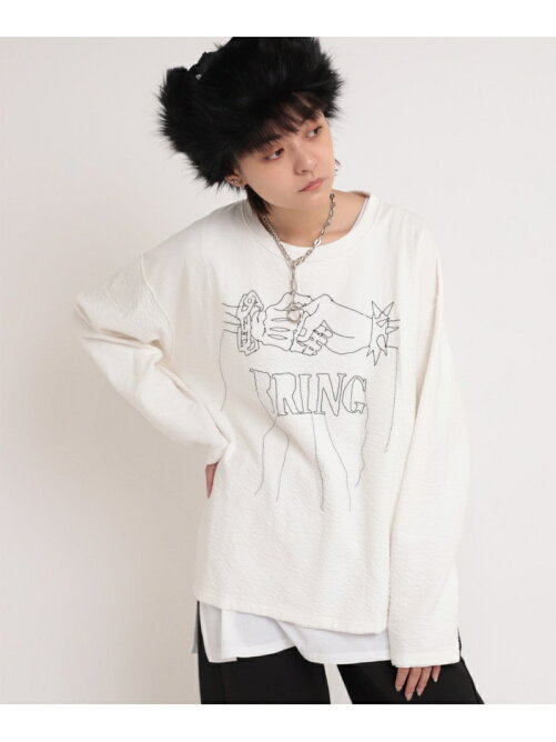 Rna M17 ハンドシェイクフワフワbigロンt Rakuten Fashion 楽天ファッション 旧楽天ブランドアベニュー Dy4154