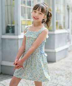 組曲 KIDS 【UVカット】【SS-Lサイズ】トロピカルフラワー スイムウェア(ワンピース) クミキョク 水着・スイムグッズ 水着 ピンク【送料無料】