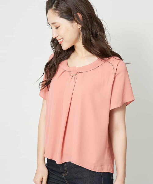 Ofuon 洗える 二の腕カバー チャーム付きボウタイブラウス Rakuten Fashion 楽天ファッション 旧楽天ブランドアベニュー 3155