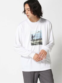 【SALE／50%OFF】QUIKSILVER (M)QS 22SU PHOTO LS クイックシルバー トップス カットソー・Tシャツ ブラック ホワイト