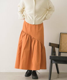 【SALE／66%OFF】RETRO GIRL ナイロンティアードSK レトロガール スカート その他のスカート ブラック ホワイト オレンジ