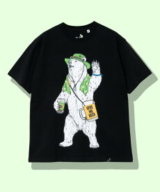 GO SLOW CARAVAN GO SLOW CARAVAN/(M)USA/C フェスクマTEE ゴースローキャラバン トップス カットソー・Tシャツ ブラック ホワイト【送料無料】