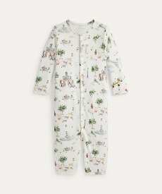 【SALE／30%OFF】POLO RALPH LAUREN (ベビー)RL ベビー x Riley Sheehey ガウンカバーオール ラルフローレン マタニティウェア・ベビー用品 ロンパース・カバーオール【送料無料】