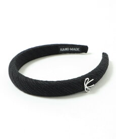 WEGO LADY'S Lリボンモチーフニットカチューシャ ウィゴー ヘアアクセサリー カチューシャ・ヘアバンド ブラック