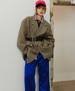 MAISON SPECIAL Oversized Jacket Coat ���]���X�y�V���� �W���P�b�g�E�A�E�^�[ �e�[���[�h�W���P�b�g�E�u���U�[ �u���b�N �u���E���y���������z
