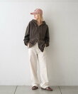 製品染めダンボールジップパーカー