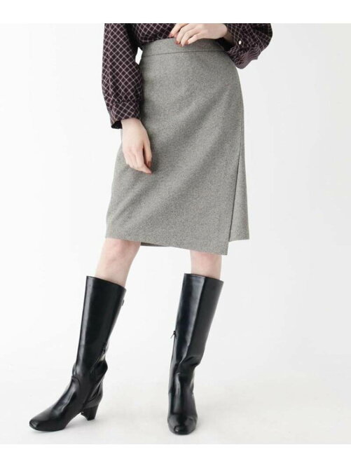 Soup 大きいサイズあり 13号 ショート丈ラップスカート Rakuten Fashion 楽天ファッション 旧楽天ブランドアベニュー Bt8156