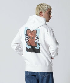 ROYAL FLASH Guernika/ゲルニカ/ANONYMOUSE SWEAT PK AM01 ロイヤルフラッシュ トップス パーカー・フーディー ホワイト【送料無料】