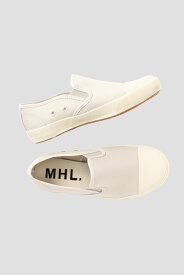 MHL. SLIPON SHOES マーガレット・ハウエル シューズ・靴 その他のシューズ・靴 ホワイト ブラック【送料無料】
