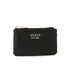 【SALE／30%OFF】GUESS GUESS カードケース (W)BRYNLEE Slg Zip Pouch ゲス 財布・ポーチ・ケース ポーチ ピンク ブラック【送料無料】