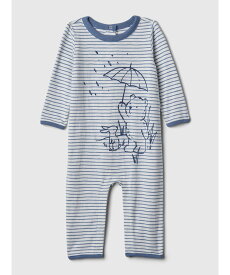 【SALE／64%OFF】GAP (K)グラフィック フットレス ボディオール (ベビー) ギャップ マタニティウェア・ベビー用品 ロンパース・カバーオール ネイビー