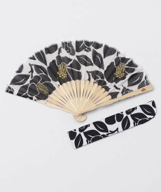 【SALE／13%OFF】カヤ 【カヤ】大椿扇子 アミナコレクション 着物・浴衣・和装小物 和装小物 ブルー パープル ブラック