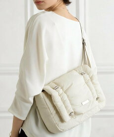 【SALE／30%OFF】miniministore パファーショルダーバッグ韓国風中綿バッグ ミニミニストア バッグ ショルダーバッグ グレー ホワイト ブラウン グリーン ブラック【送料無料】