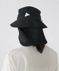 and wander tech hat �A���h�����_�[ �X�q ���̑��̖X�q �u���b�N �O���[�y���������z