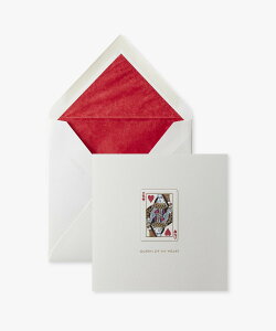 SMYTHSON Love Queen Of My Heart Card �X�}�C�\�� �C���e���A�E�����G�� �I�u�W�F�E�u���E�A�[�g �z���C�g
