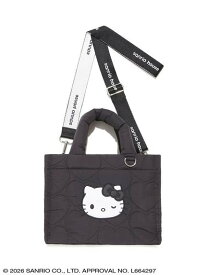 sanrio house ハローキティ 2WAYハートキルティングバッグ サンリオ ハウス バッグ その他のバッグ ブラック レッド【送料無料】