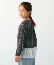 【KIDS】レースドッキングスウェット