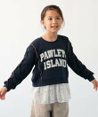 【KIDS】レースドッキングスウェット