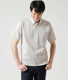 【SALE／11%OFF】NEWYORKER MEN 【吸水速乾】COOL COMFORT コードレーン ボタンダウンポロシャツ ニューヨーカー トップス ポロシャツ グレー ブルー ネイビー パープル【送料無料】